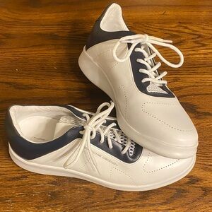 Porsche Design XLExtralight Calf Perforated White and Blue Sneakers